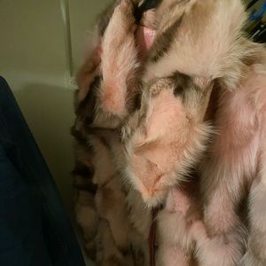 Fox fur coat